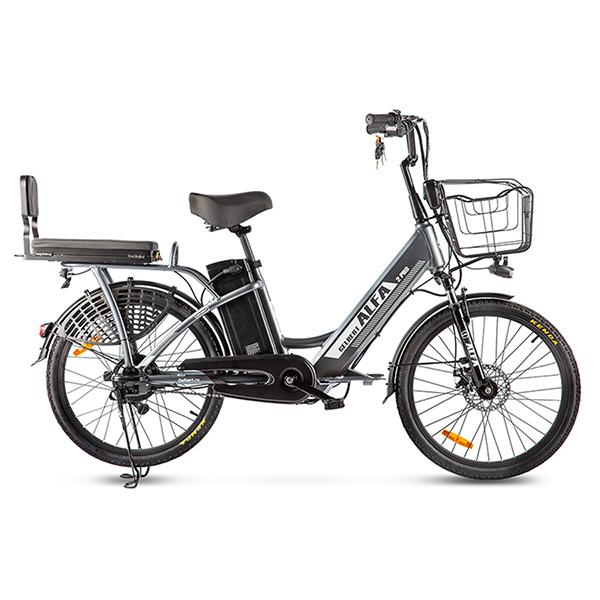 Электровелосипед Gelbert ALFA 2 PRO (серый)