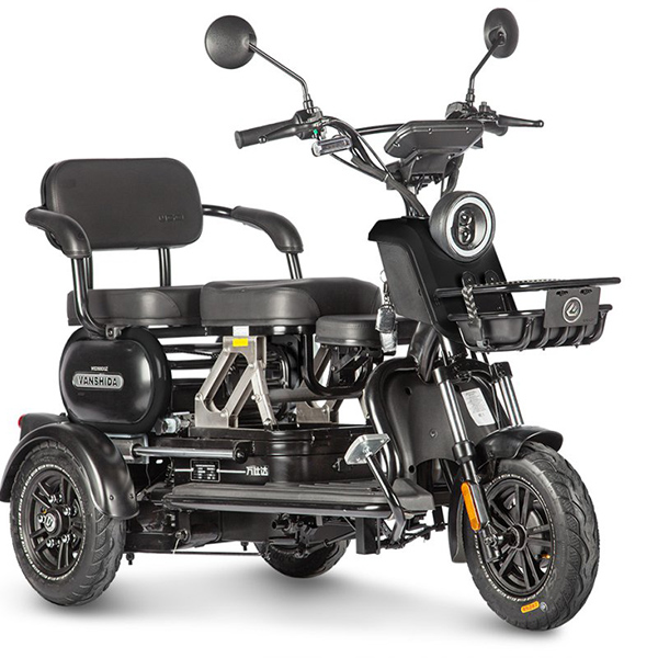 Электротрицикл Wanshida UN MOTO 60V (черный)