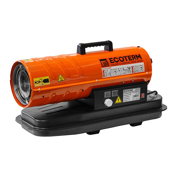 Нагреватель воздуха дизельный Ecoterm DHD-205 прямой