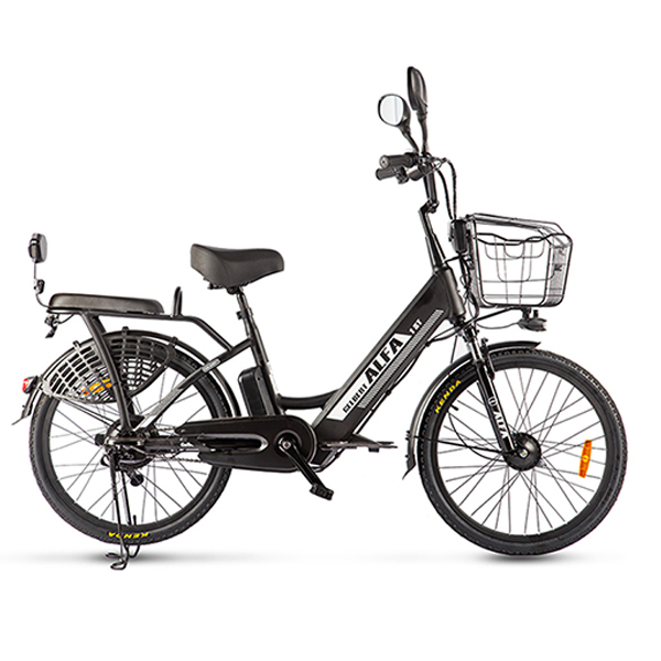 Электровелосипед Gelbert ALFA 1 ST (черный)