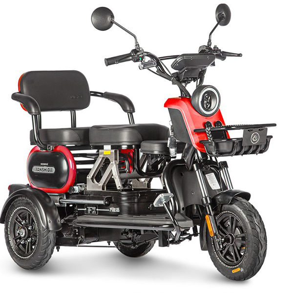 Электротрицикл Wanshida UN MOTO 60V (красный)