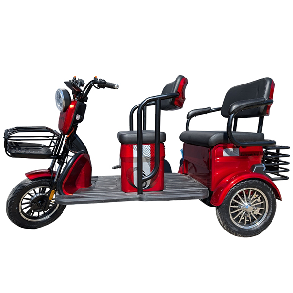 Электротрицикл Smart8 Bulbash Pro (красный)