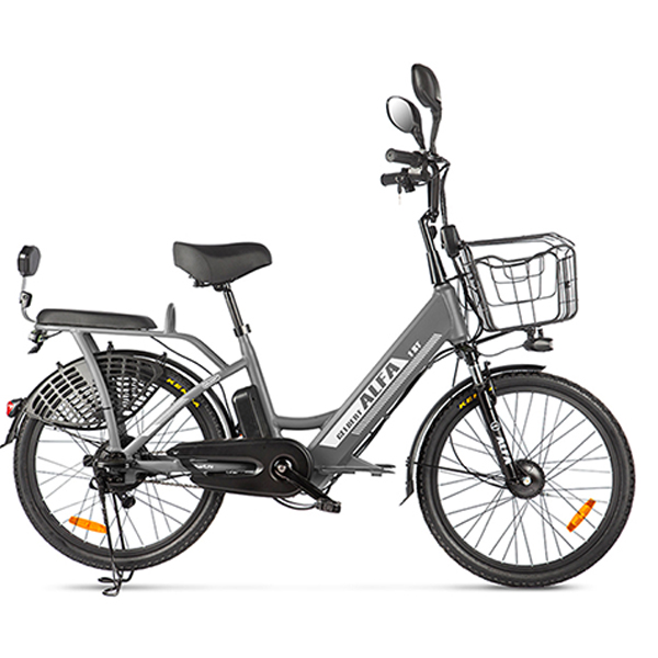 Купить электровелосипед gelbert alfa 1 st (серый) в рассрочку по низкой цене