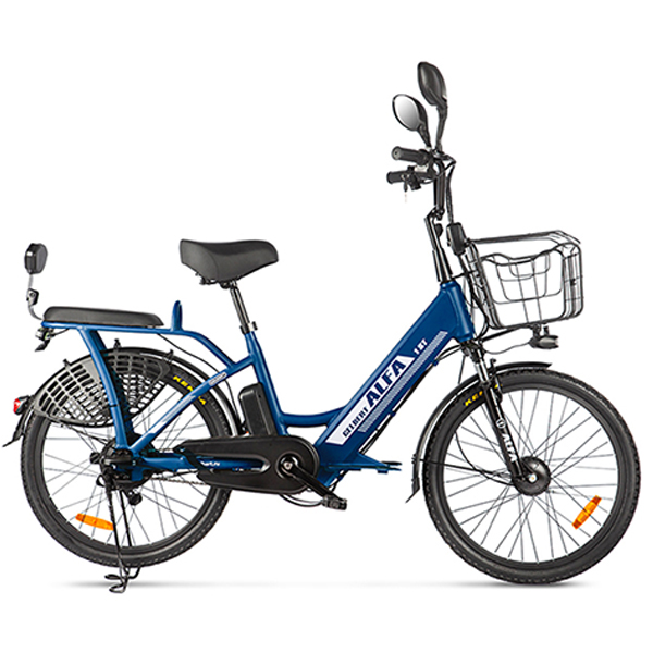 Купить электровелосипед gelbert alfa 1 st (синий) в рассрочку по низкой цене