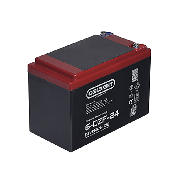 Тяговый аккумулятор Gelbert 6-DZF-24 (12V26A/H C5)