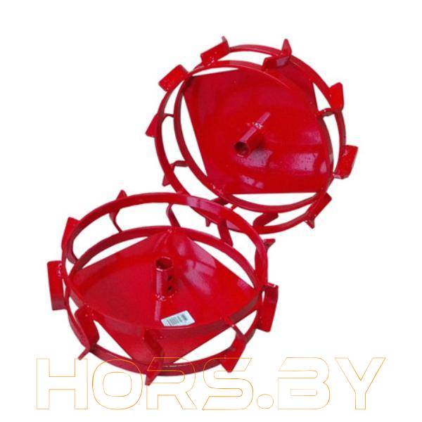 Купить грунтозацепы (комплект) ф 340/300 мм, шир. 90 мм, 6-гр. втулка 23 мм, 2 обруча по низкой цене