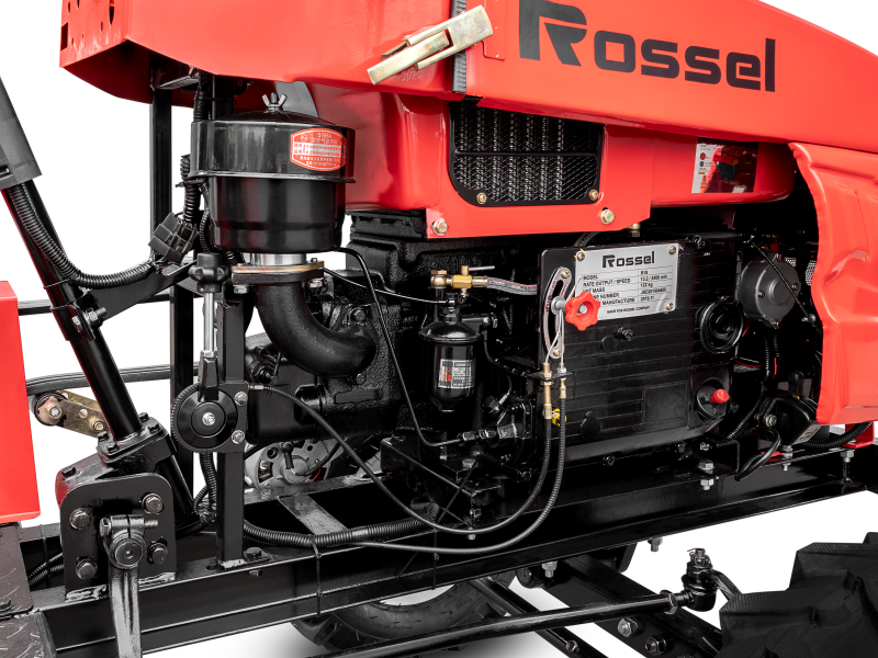 купить минитрактор rossel (россел) xt-184d с навесным оборудованием