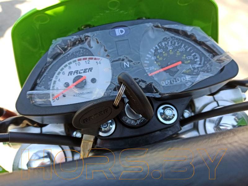 Мотоцикл Racer RC200GY-C2 Enduro (зеленый) купить по низкой цене