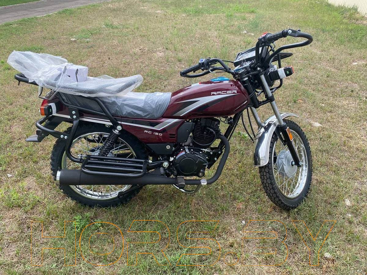 Мотоцикл Racer RC150-23A Tourist (бордовый) купить по низкой цене