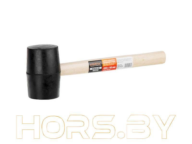 Киянка резиновая черная 0,45кг с дер. ручкой STARTUL MASTER (ST2010-65)