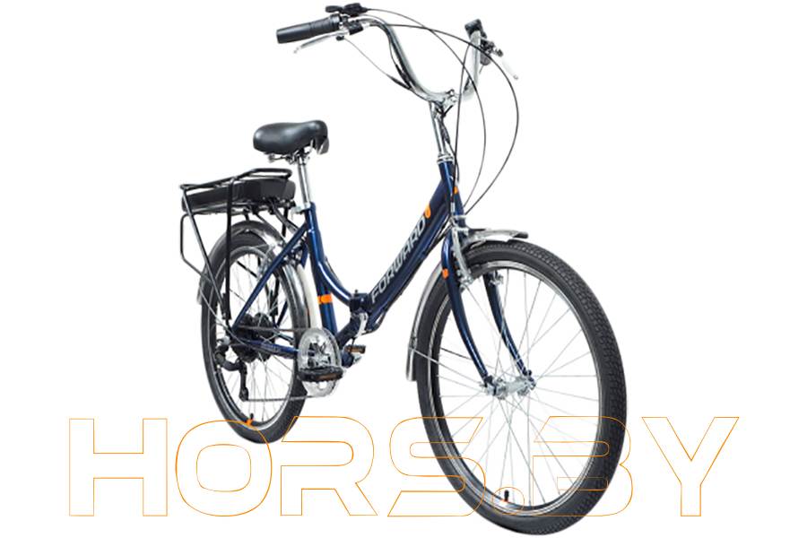 Купить электровелосипед electric bicycles forward riviera 24 e-250 (темно-синий) в рассрочку по низкой цене