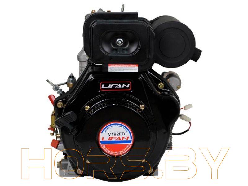 купить двигатель дизельный lifan c192f-d (вал 25мм под шпонку, сух. фильтр) 13лс 6а по доступной цене