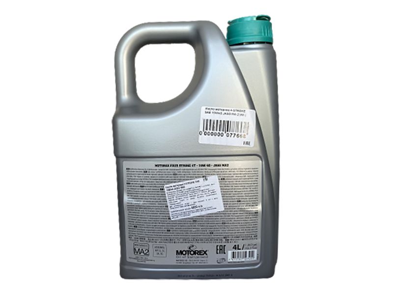 Моторное масло Motorex 4-STROKE SAE 10W/40 JASO MA (4л)