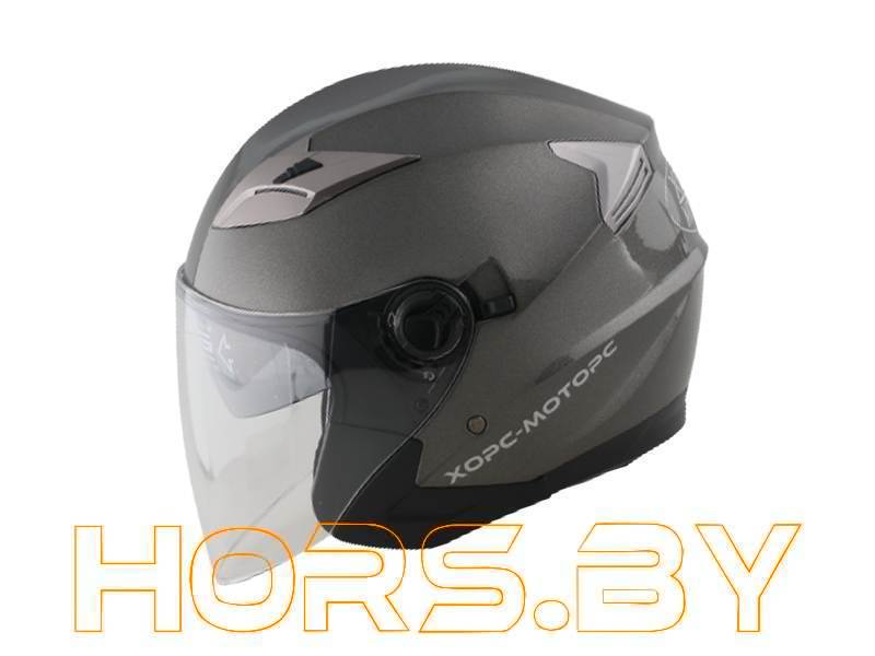 Мотошлем Хорс-Моторс BLD-708 (серый L)