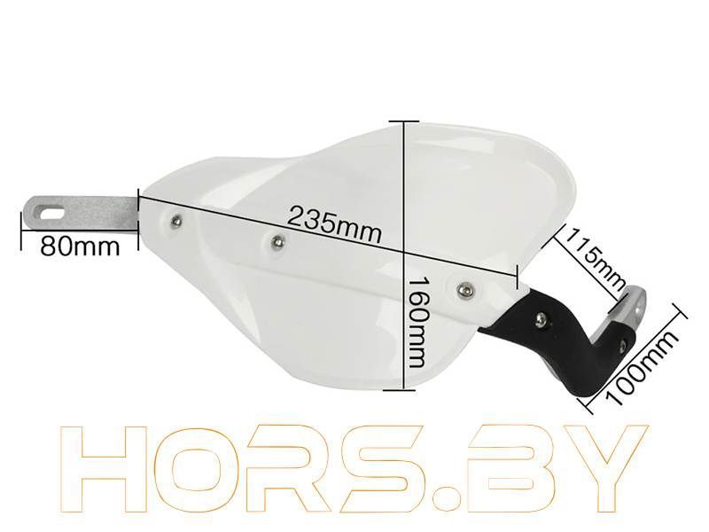 Защита рук Regulmoto Ultra set усиленная с креплением 28мм (Белый, RM-401001-2)