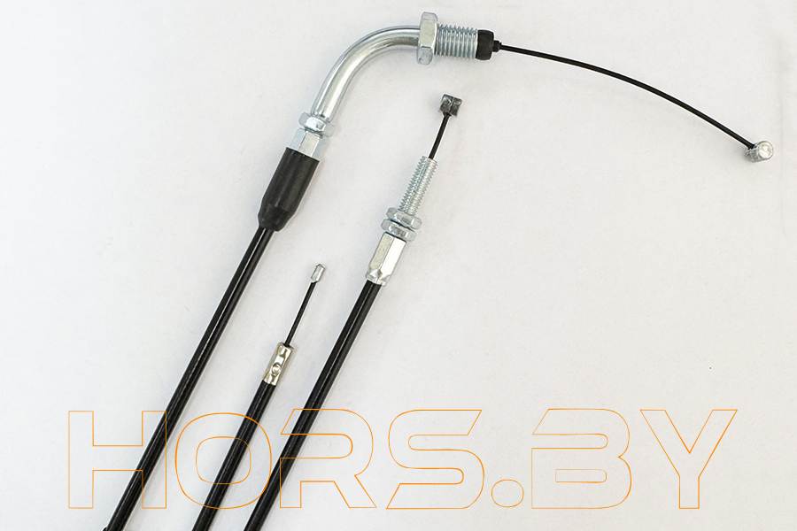 купить Трос газа ММ3 Z150 008-01 (двойной прямой, для карбюратора с ускорителем, L=1185)