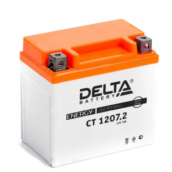 Аккумуляторная батарея СТ 1207.2 Delta (114x70x108)