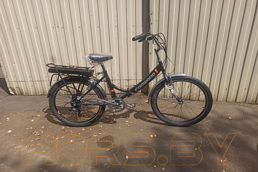 Купить электровелосипед electric bicycles forward riviera 24 e-250 (черный) в рассрочку по низкой цене