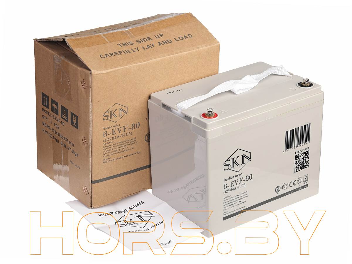 Тяговый аккумулятор SKN 6-EVF-80 (12V84A/H C5) купить дешево