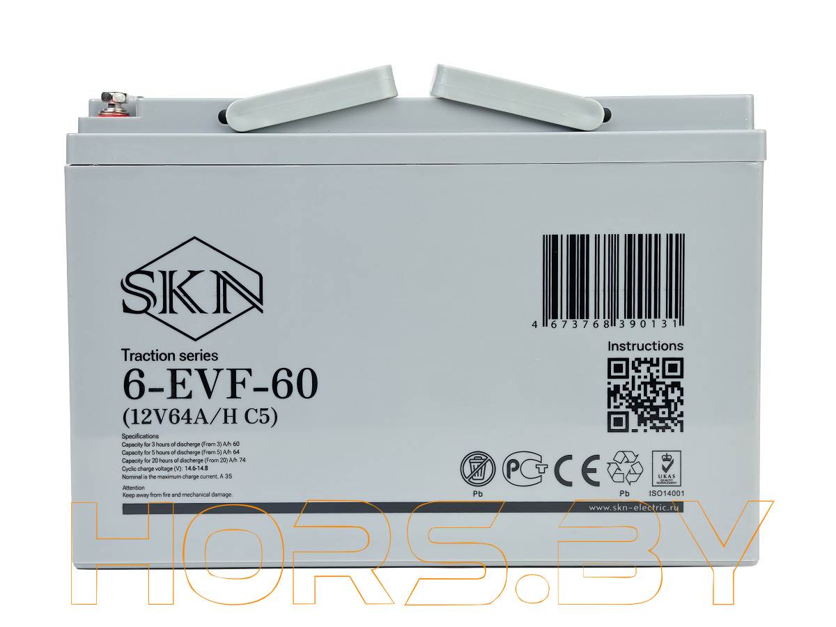 Тяговый аккумулятор SKN 6-EVF-60 (12V64A/H C5) купить дешево