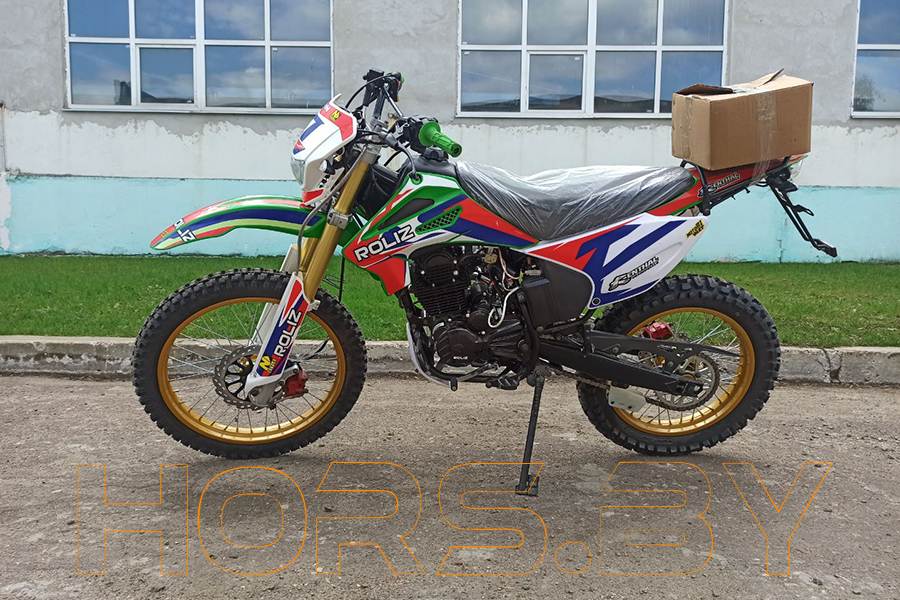 Мотоцикл Roliz Sport 003 - NEW (зеленый) купить по низкой цене