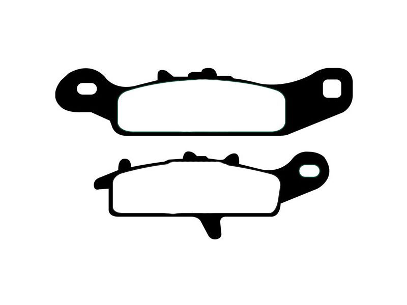 Тормозные колодки EBC синтетические FA342R