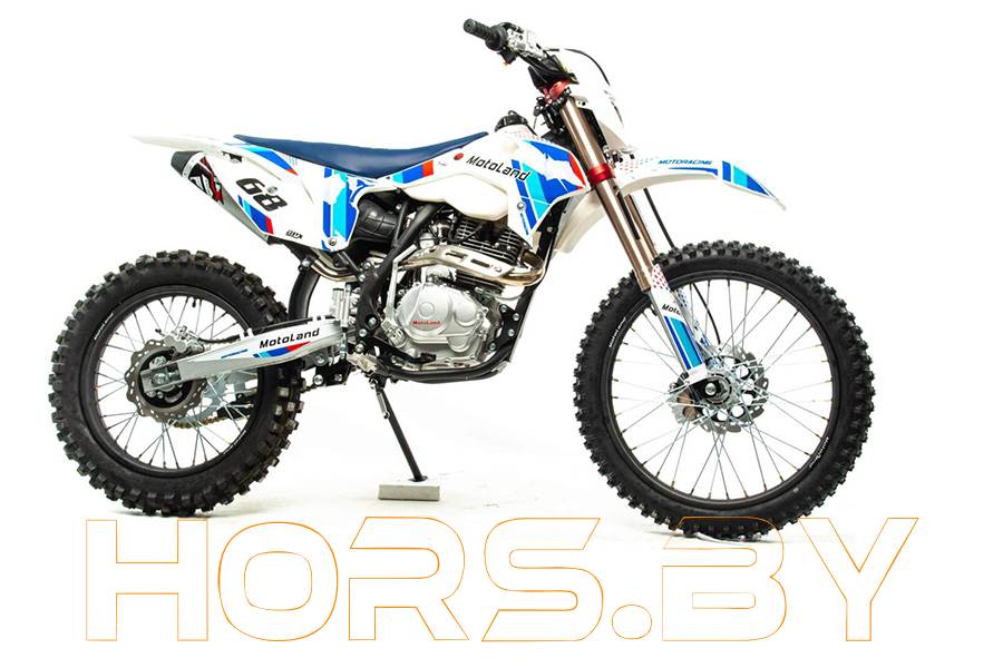 Мотоцикл MotoLand CRF 250 (синий) купить по низкой цене