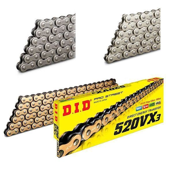 Цепь DID 520 VX3,108 звеньев