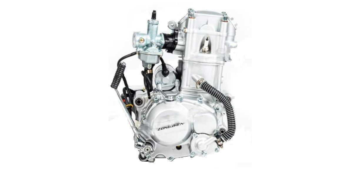 Двигатель 250см3 169MM CB250 (69x65) Zongshen 2 клапана/водянка, реверс, 2 радиатора