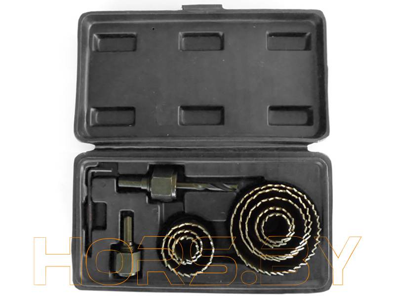 Набор пильных коронок по дереву 11предметов GEPARD (GP2200-11) (коронка по дереву) (GP2200-11)