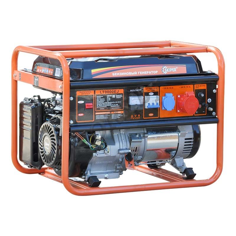 купить Электростанция SKIPER LT9000ЕJ (6,5кВт, 1x380В/32А, 1x220В/16А/2кВт Макс) по низкой цене