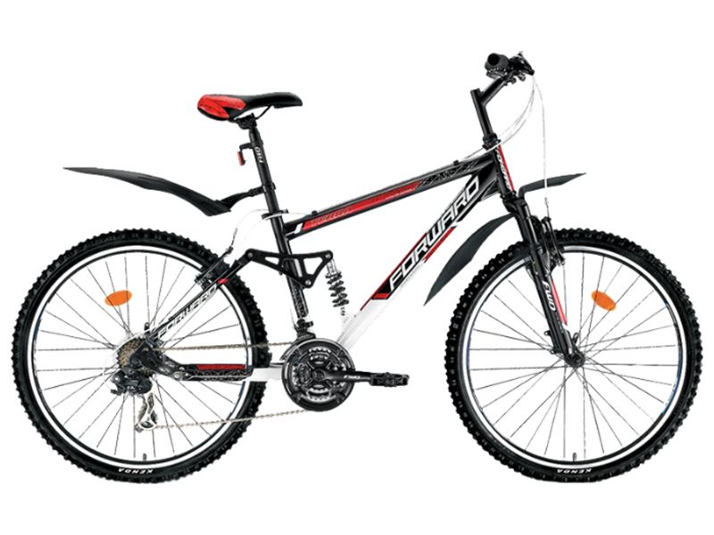 купить Велосипед Forward TERRA 1.0. (26" 21 ск. рост 18) черный/белый