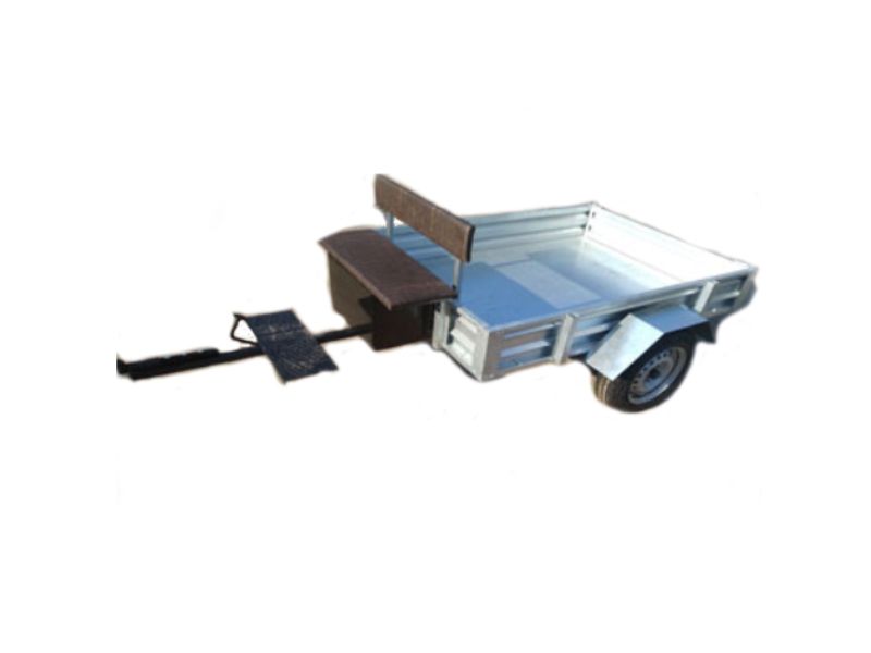 Тележка для мотоблока ТМ-6/400 (с мягким сиденьем, колеса R13)