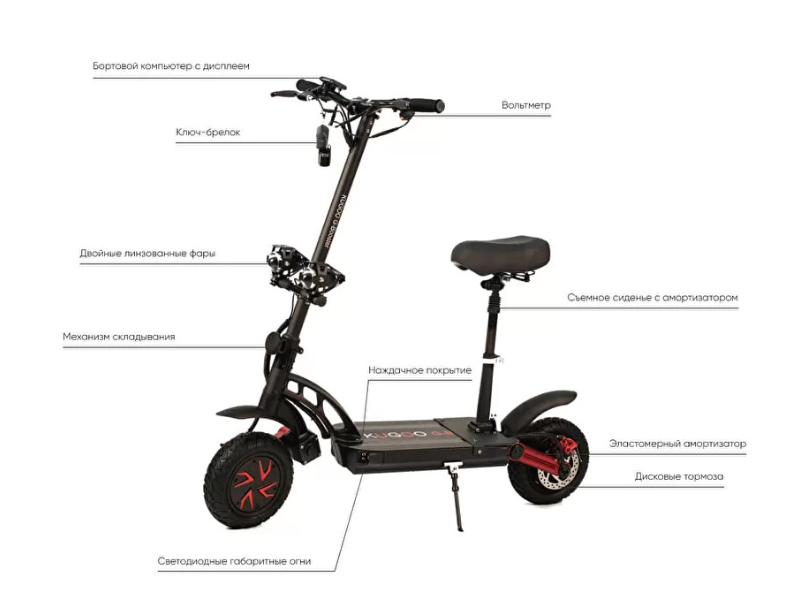 Электросамокат KUGOO G-Booster (Jilong) купить в рассрочку