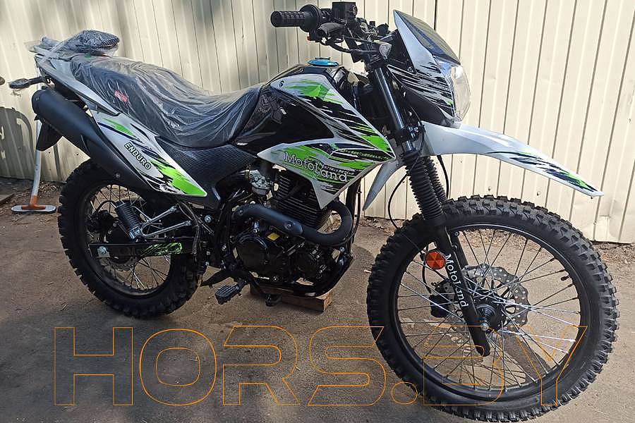 Мотоцикл Motoland ENDURO LT (XL250-A) (XL250-B) (165FMM, зеленый ...