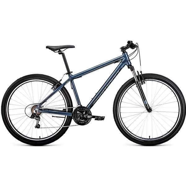 Велосипед APACHE 27,5 1,0 алюм (27,5" 21ск рост 19") серый/черный/RBKW0M67Q021