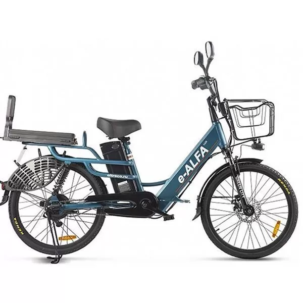 Электровелосипед GREEN CITY e-ALFA Lux (синий)
