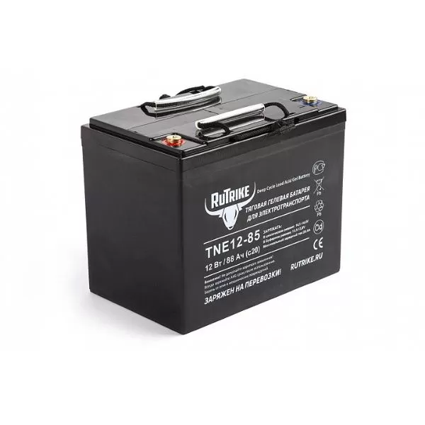 Тяговый гелевый аккумулятор RuTrike TNE 12-85 (12V70A/H C3)