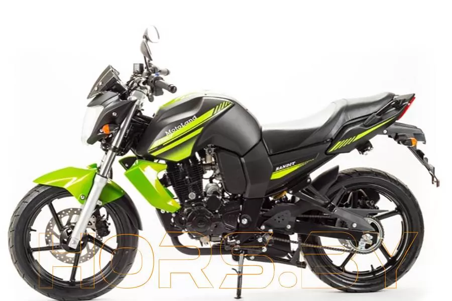 Мотоцикл MotoLand BANDIT 250 (зеленый) купить по низкой цене