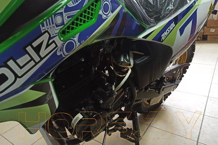 Мотоцикл Roliz Sport 003 - NEW (зеленый) купить по низкой цене
