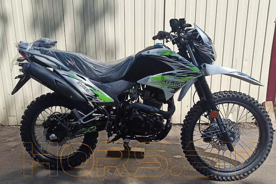 Мотоцикл Motoland ENDURO LT (XL250-A) (XL250-B) (165FMM, зеленый) купить по низкой цене