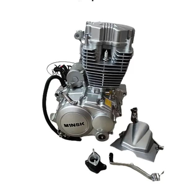 Двигатель в сборе, 125 куб. см (двигатель+педаль переключения передач+стартовая педаль) M1NSK D4 125