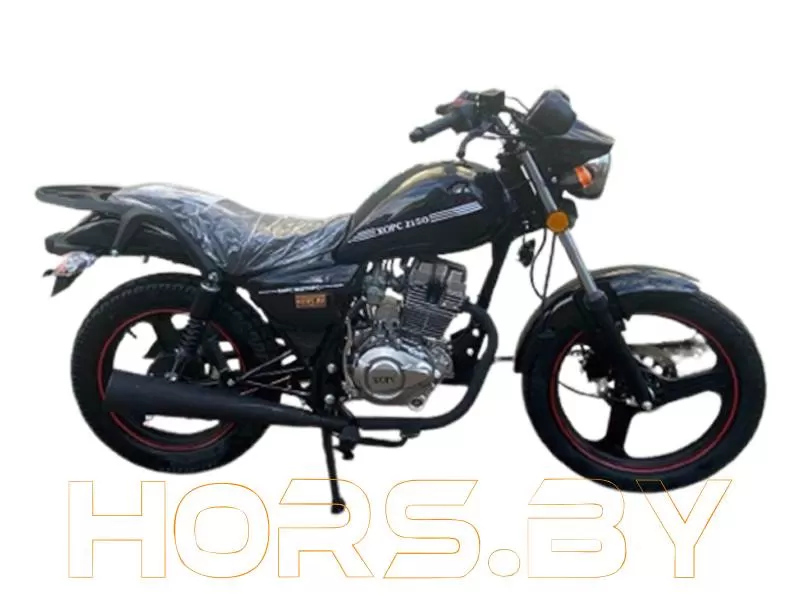 Мотоцикл Хорс Z 150 черный (150 см3) купить по низкой цене