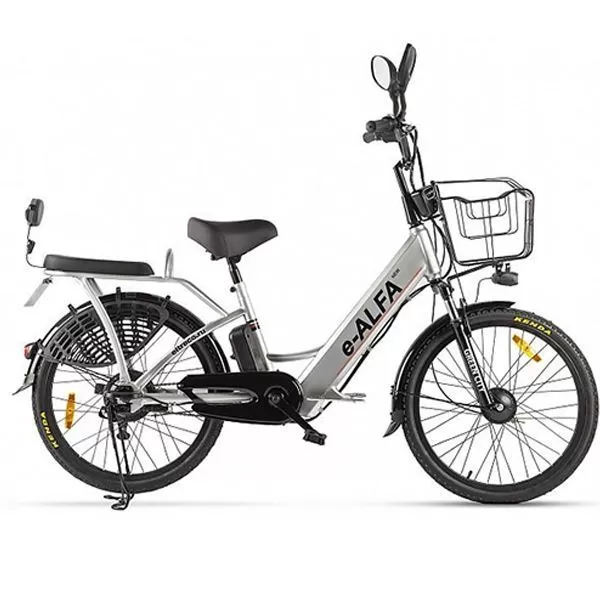 Электровелосипед Gren City E-Alfa New (серебристый)