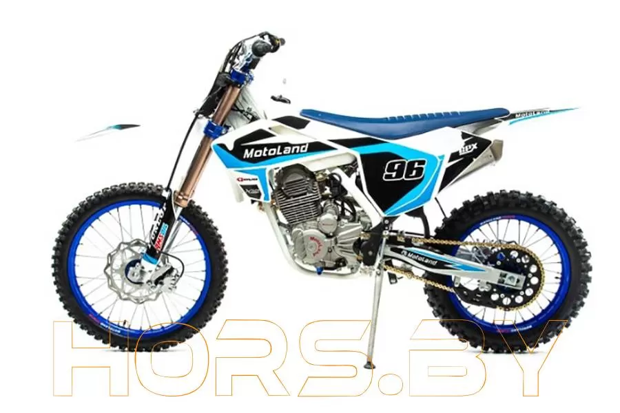 Мотоцикл MotoLand XT 250 ST 21/18 (голубой) купить по низкой цене