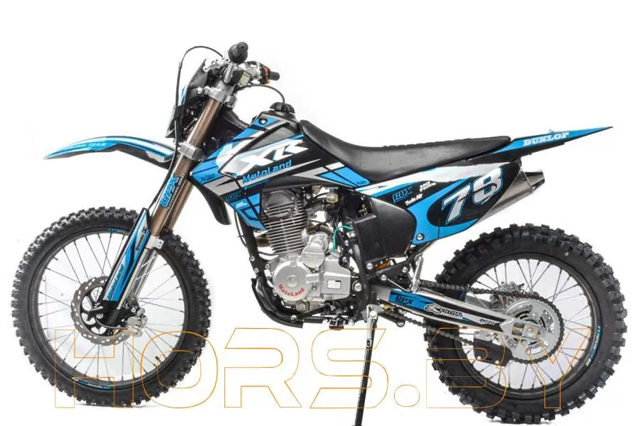Мотоцикл MotoLand XR 250 LITE (синий) купить по низкой цене